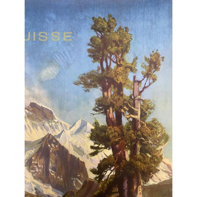 Wengernalp Railway Poster from Ernst Hodel, 1951 For Sale - Image 3 of 11