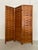 Midcentury Modern Woven Pine Wood Folding Screen, 3-Panel Room Divider For Sale - Image 6 of 17