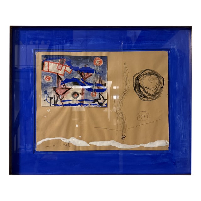 Nicola De Maria, Non so, 1984, Mixed Media For Sale