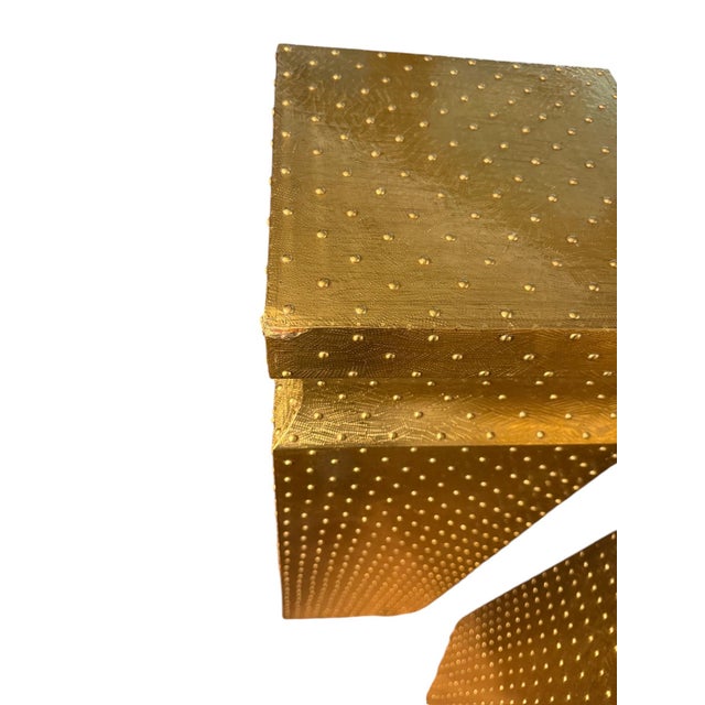 Global Views Studio a Circo Brass Pedestals - A Pair For Sale - Image 9 of 15