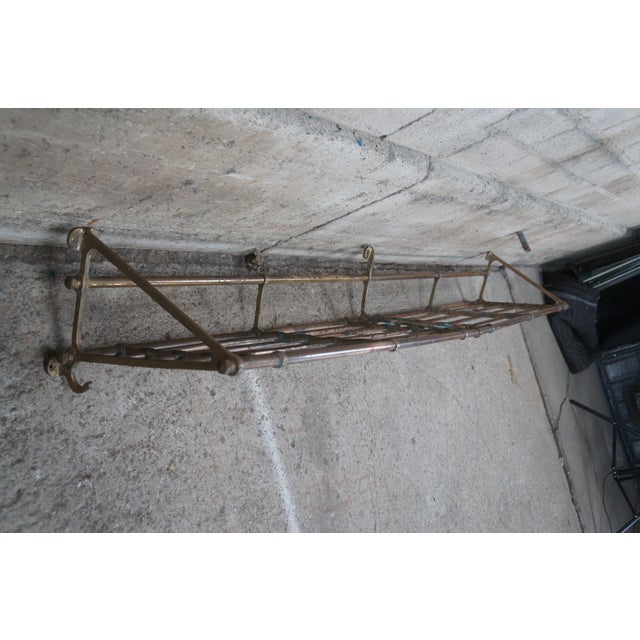 Late 19th Century Antique Brass Train Car Railway Railroad Luggage Hat ...