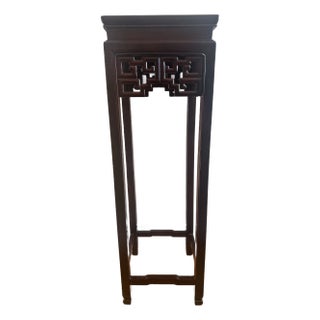 Vintage Rosewood Ming Style Plant Stand For Sale
