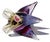 Vintage Murano Sommerso Red Purple Blue Gold Flecks Italian Art Glass Bird Figurine With Original Label For Sale - Image 9 of 10
