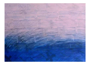 Pink and Blue Abstract