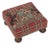 Highland Heritage Red Tapestry Footstool For Sale