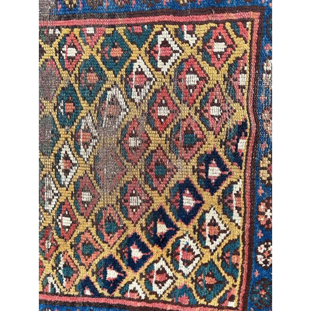 19th Century Kurdish Distressed Rug For Sale - Image 15 of 18