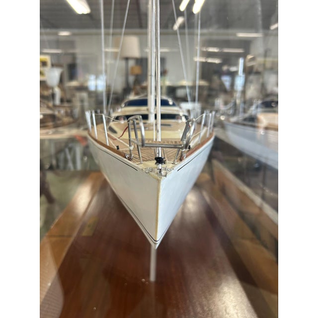 Model Boat by J.M. Viant, 2000s For Sale - Image 4 of 9