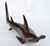 Mid-Century Modern 1970s Ironwood Hand-Carved Shark Animal Sculpture Coastal Nautical Figurine Brazil For Sale - Image 3 of 14