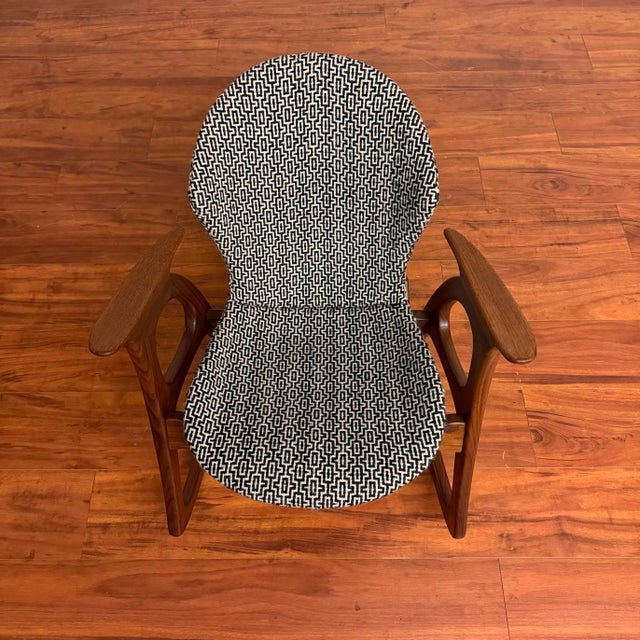 Aage Christiansen Danish Teak Rocking Chair - Mid-Century Modern For Sale - Image 9 of 16