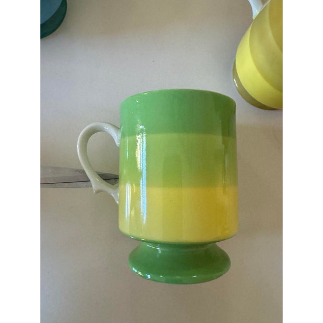 Ceramic 1970s Holt Howard Tea Service Rainbow Set- 14 Pieces For Sale - Image 7 of 7