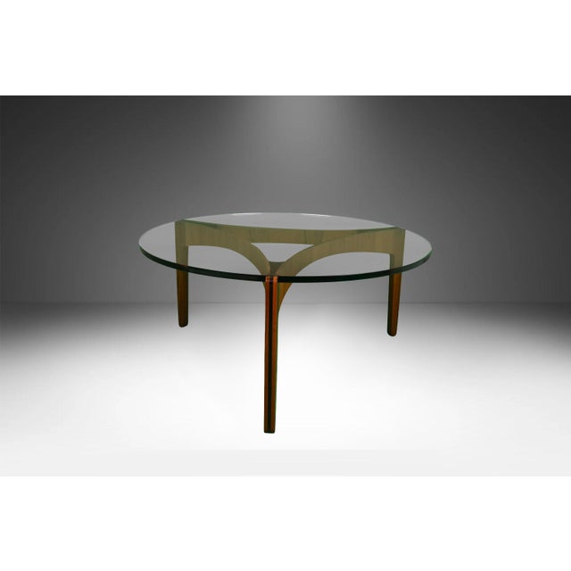 Wood Danish 1960's Sven Ellekaer Christian Linneberg Coffee Table Denmark For Sale - Image 7 of 15