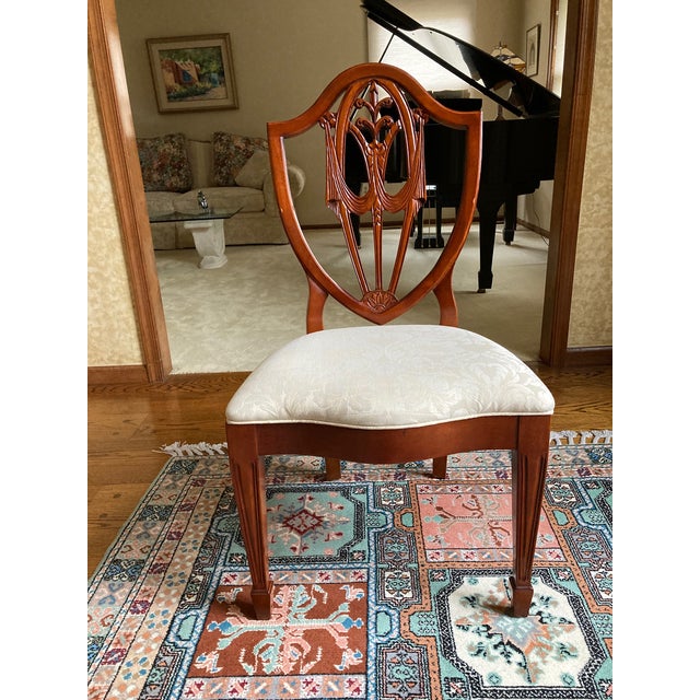 1990s Vintage Bernhardt Dining Room Chairs Set of 8 Chairish