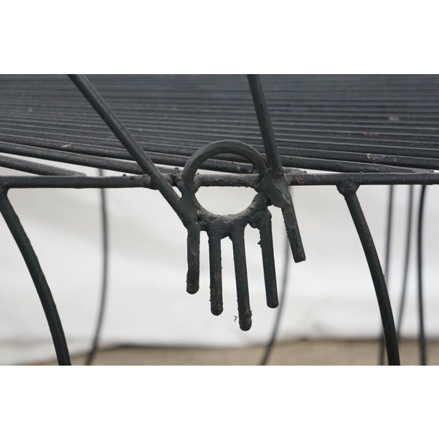 2 John Risley 1960s Welded Steel Mr. & Mrs. Figural Peoples Chairs MCM 51" For Sale - Image 17 of 18