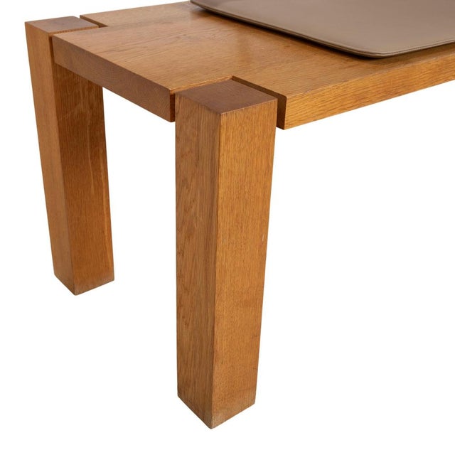 Wood Wooden Bench in Brown by Janua For Sale - Image 7 of 18