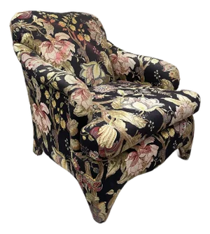 Vintage Upholstered Lounge Chair