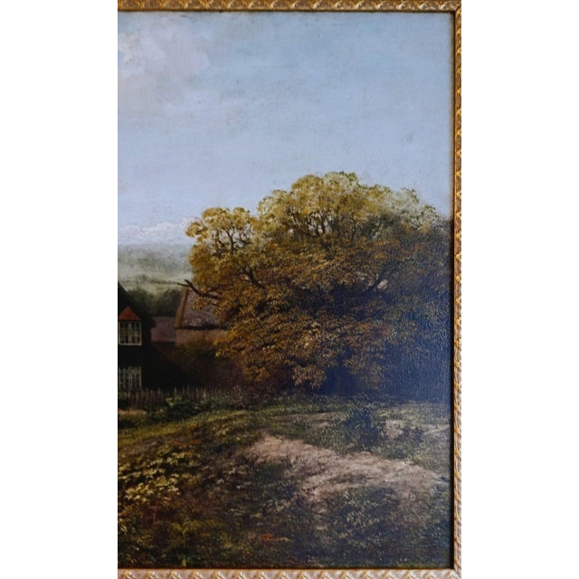 R. J. Osborn, Farm in Hampstead, 1860, Paint, Framed For Sale - Image 9 of 10
