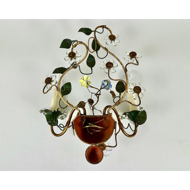 Vintage Sconce from Maison Baguès, 1950s For Sale - Image 9 of 10