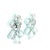 Italian Aquamarine and Diamond Chandelier Earrings in 18k White Gold, Circa 1990, Pair For Sale - Image 10 of 13