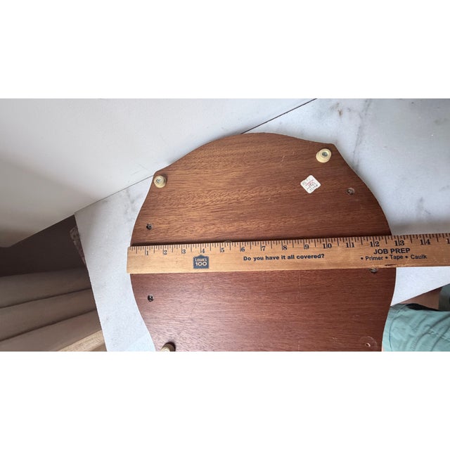 Vintage Fred Press Mid-Century Modern Wooden Serving Tray and Cheese Board For Sale - Image 11 of 13