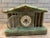 French Antique French Neoclassical Green Onyx Garniture Clock Set For Sale - Image 3 of 11