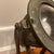 Vintage pair of spotlights, very heavy (cast iron perhaps). Unsure of origin, possibly nautical. Not tested.