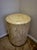 Contemporary Maitland-Smith 1980s Postmodern Tessellated Fossil Stone Drum Side Table by Maitland-Smith For Sale - Image 3 of 5