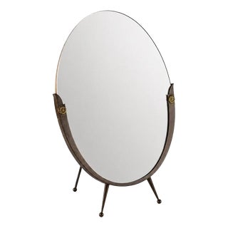 Vintage Sculptural Vanity Mirror by Gio Ponti, Italy, 1950s For Sale