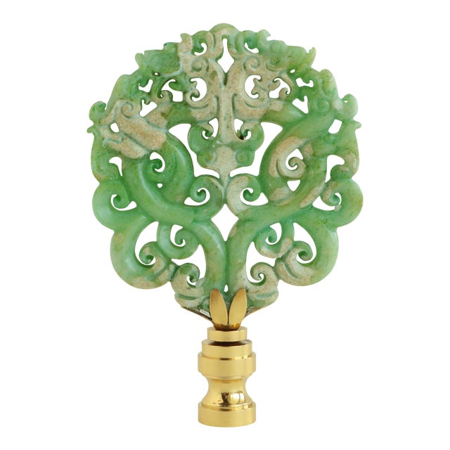 Asian Scroll Lamp Finial Chairish