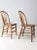 Wood Pair Antique Farmhouse Windsor Dining Chairs For Sale - Image 7 of 9