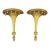 Vintage Hollywood Regency Gilt Wall Brackets – Pair For Sale