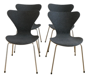 Series 7 Chairs by Arne Jacobsen for Fritz Hansen, 1960s, Set of 4