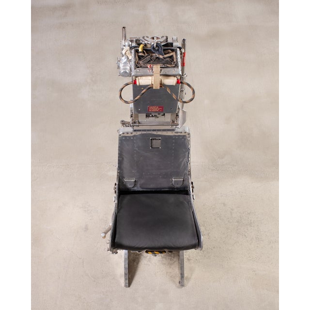 Mid 20th Century Martin-Baker Mk2 Ejection Seat, Polished Aluminum, Mid-Century Art For Sale - Image 5 of 18
