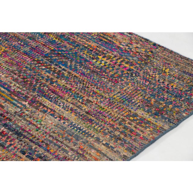 Contemporary Contemporary Textured Wool & Natural Silk Rug by Rug & Kilim, India For Sale - Image 3 of 10