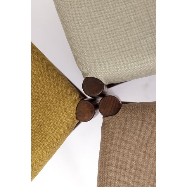 Vintage German Chairs from Lübke, 1960s, Set of 5 For Sale - Image 5 of 10