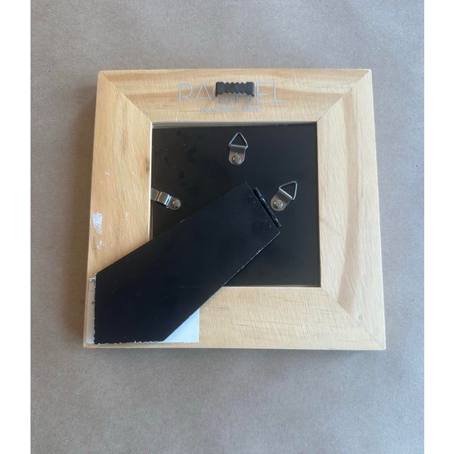 Impressionist Soft Impressionist Floral Watercolor in Textured Woven Frame For Sale - Image 3 of 3