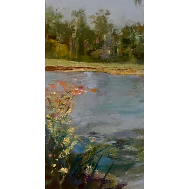 Traditional Santa Barbara Landscape "Love, Alice, Alice Keck Park" For Sale - Image 3 of 4