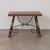 Brown 19th Century Spanish Wood and Iron Trestle Table For Sale - Image 8 of 18