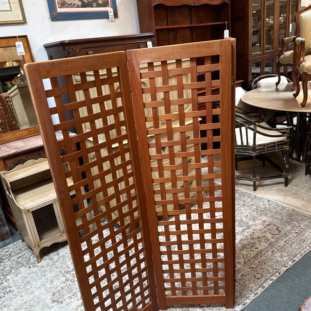 Danish Modern Teak Wood Wall Divider, Circa 1960's For Sale - Image 12 of 12