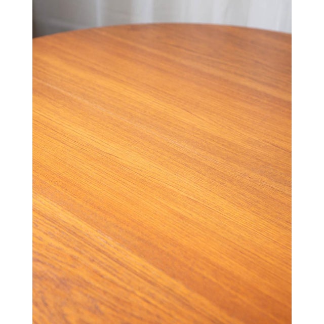 Brown Danish Teak Dining Table in the Style of Grete Jalk, 1960s For Sale - Image 8 of 12