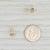 2020s 0.41ctw Diamond Stud Earrings 14k Yellow Gold Round Brilliant Solitaire Studs - 2 Pieces For Sale - Image 5 of 5