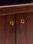 1970s The Vintage Belgian Rosewood and Glass Display Cabinet For Sale - Image 5 of 7