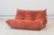 Textile Togo Two-Seat Sofa in Coral Corduroy by Michel Ducaroy for Ligne Roset For Sale - Image 7 of 12