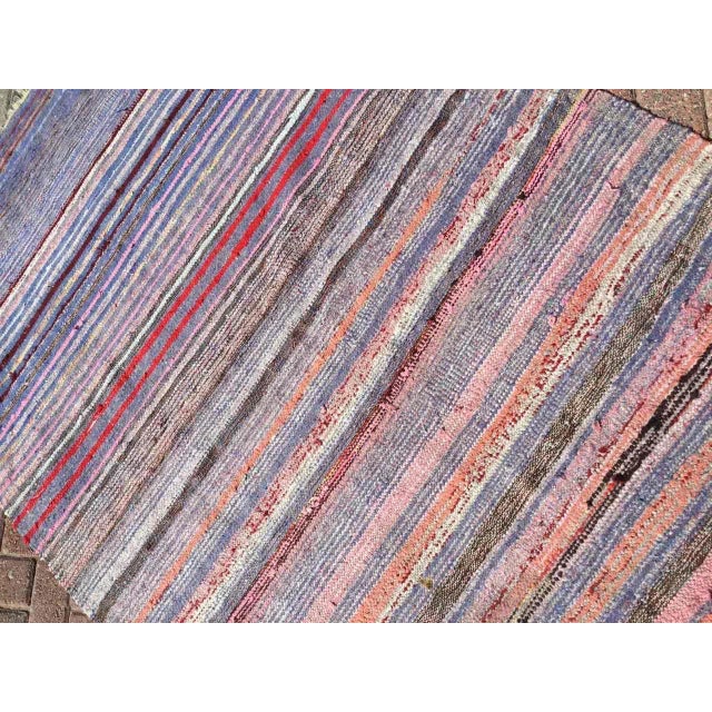 Textile Modern Striped Kilim Rug - 54" X 82" For Sale - Image 7 of 11
