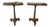 Mid 20th Century English Regency Guéridons Side Tables With Pierced Brass Gallery a Pair For Sale