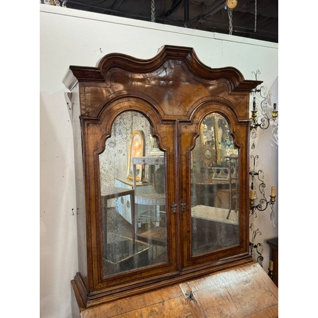 Italian Walnut Secretary For Sale - Image 4 of 10