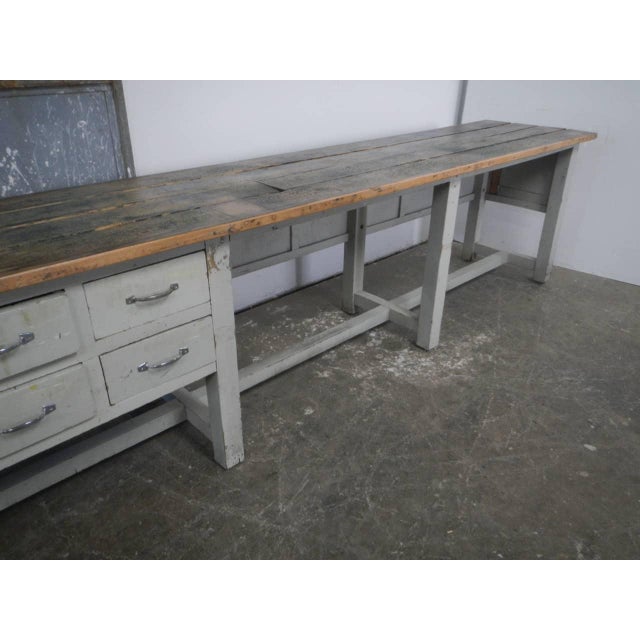 Vintage Chest of Drawers in Fir and Oak, 1950s For Sale - Image 6 of 13