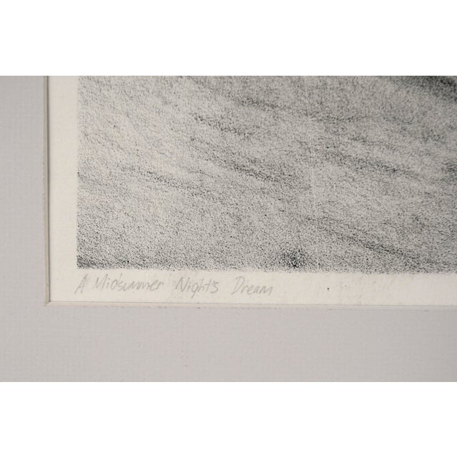 Surrealism "A Midsummer Night's Dream" - Surreal Lithograph in Ink on Paper (#1/9) For Sale - Image 3 of 5