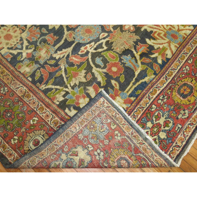 Zabihi Collection 20th Century Sultanabad Carpet Attributed to Ziegler and Co - 10'4" x 13'7" For Sale In New York - Image 6 of 12