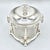 Antique Edwardian English Biscuit Barrel with Silver Plated and Cut Glass Liner, England, 1900 For Sale - Image 4 of 18