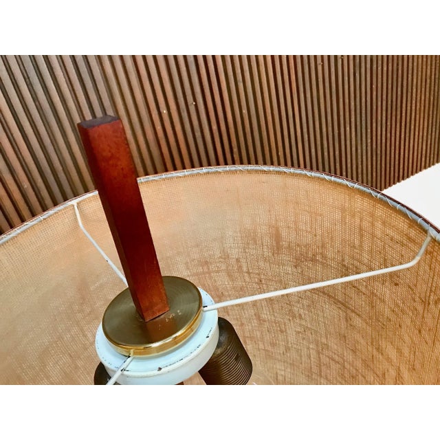 Mid-Century German Teak and Steel Floor Lamp, 1960s For Sale - Image 10 of 15